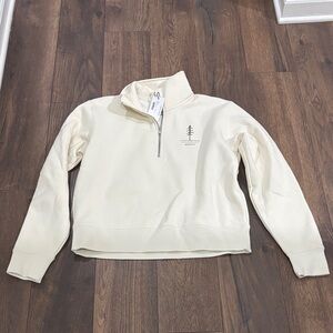 Upcountry Cream Quarter-Zip Sweatshirt